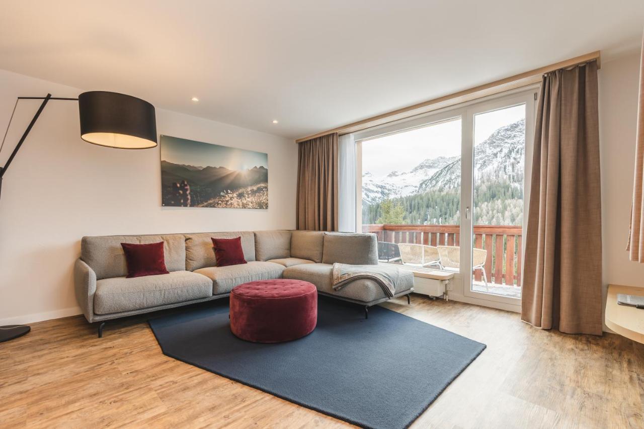 Hotel Alpensonne - Panoramazimmer & Restaurant Ароза Екстер'єр фото