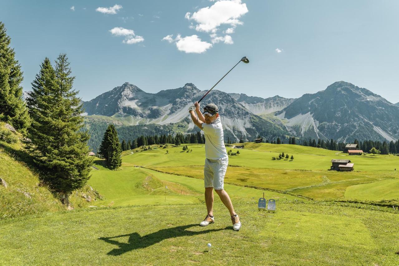 Hotel Alpensonne - Panoramazimmer & Restaurant Ароза Екстер'єр фото